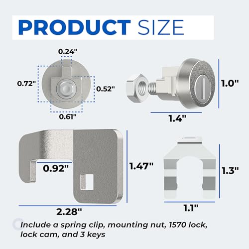 Florence 1570 F Series CBU 4C Mailbox Lock Kit