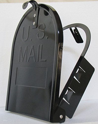 Black 8x10 Magnetic Snap-in Mailbox Door Replacement
